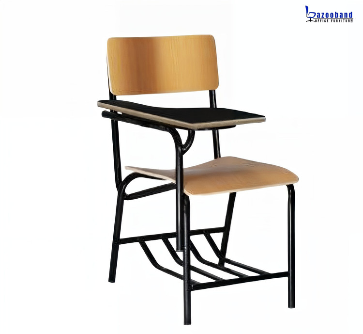 صندلی دانشجویی چوبی MDF دسته دار-2