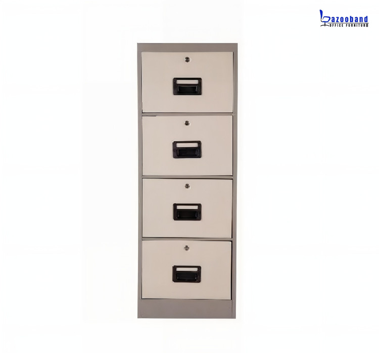 فایل اداری قلزی قفل دار چهار کشابه