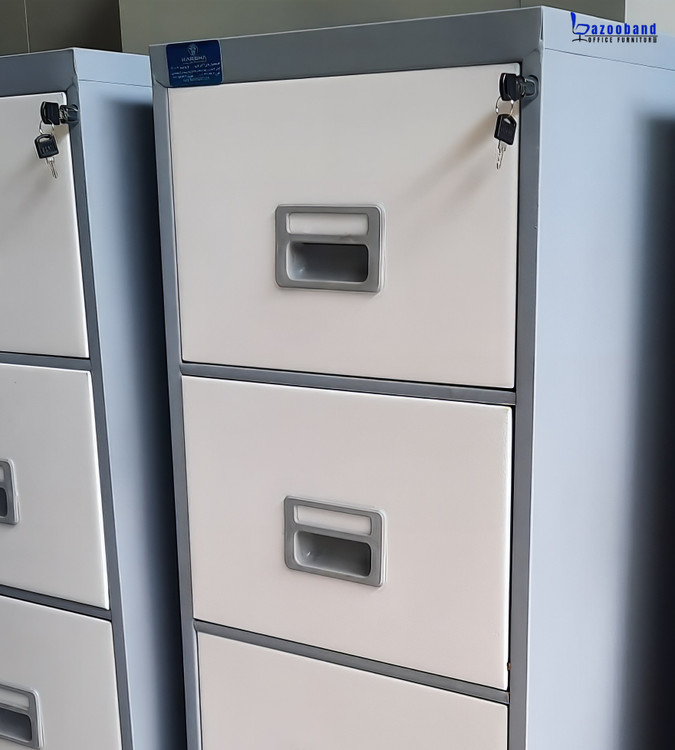 فایل اداری قلزی قفل دار چهار کشابه-5