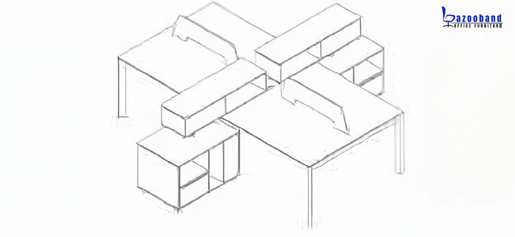 میز کار گروهی کد 046-1
