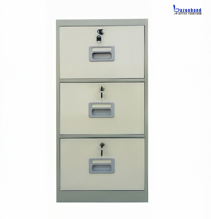 فایل اداری فلزی قفل دار سه کشابه8