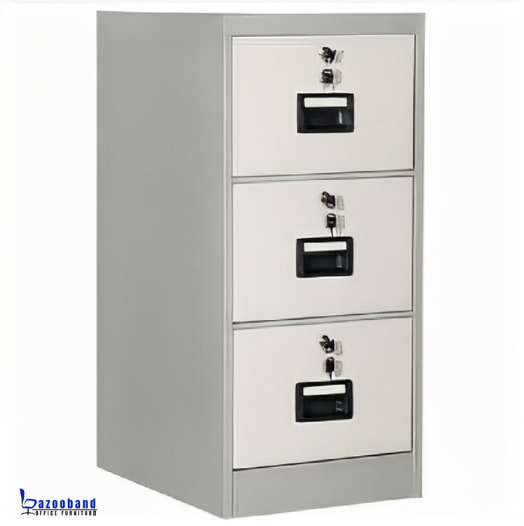 فایل اداری فلزی قفل دار سه کشابه1