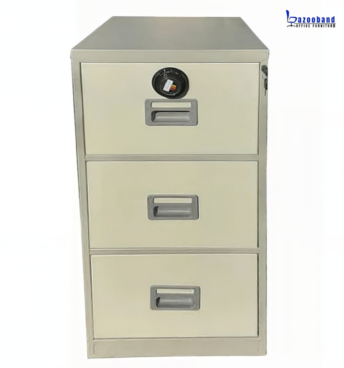 فایل اداری فلزی قفل دار سه کشابه12