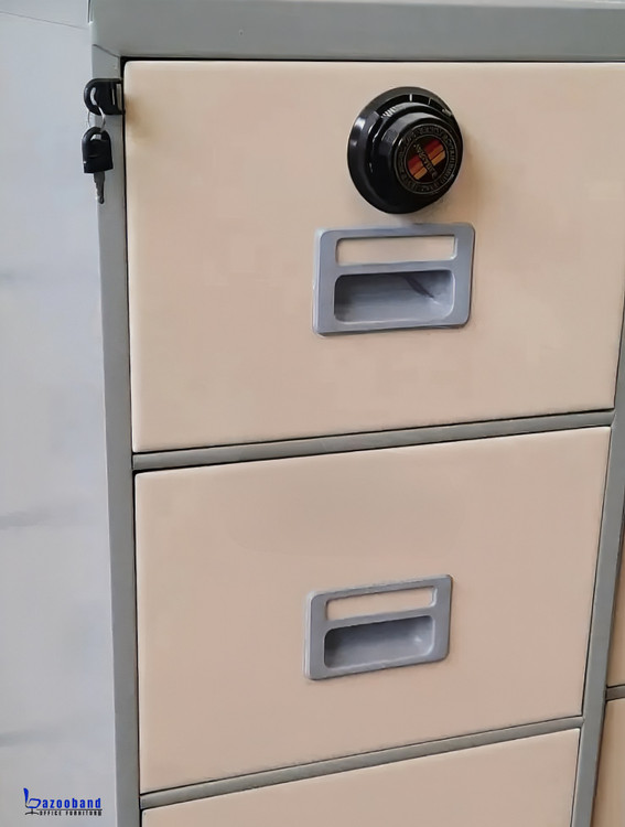 فایل اداری فلزی قفل دار سه کشابه5