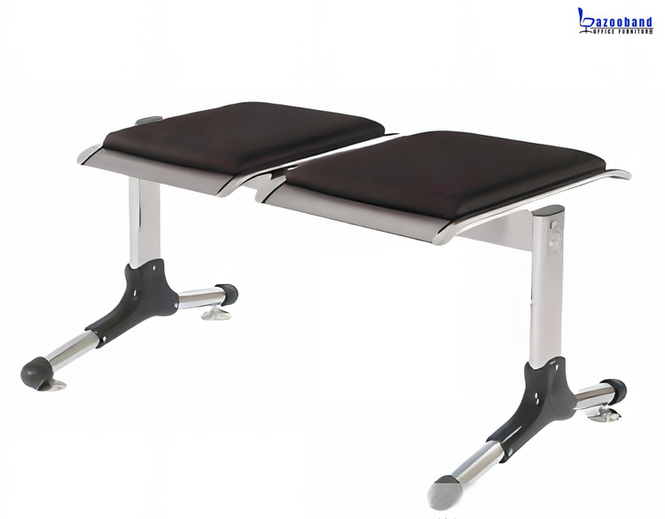 صندلی انتظار ردیفی بدون پشتی تشک دار