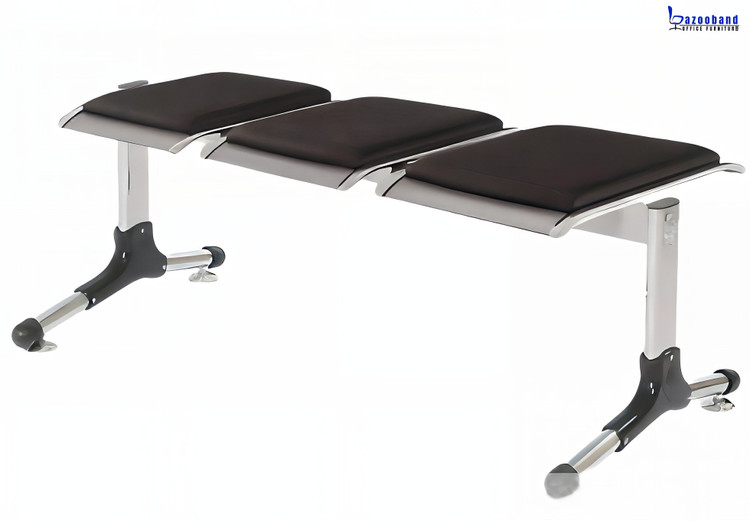 صندلی انتظار ردیفی بدون پشتی تشک دار1