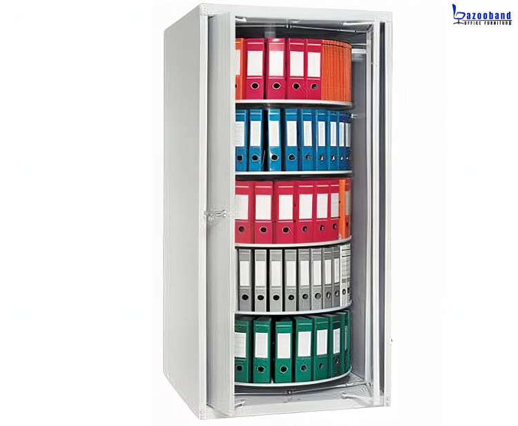 کمد فلزی بایگانی گردان دو درب زونکن خور3