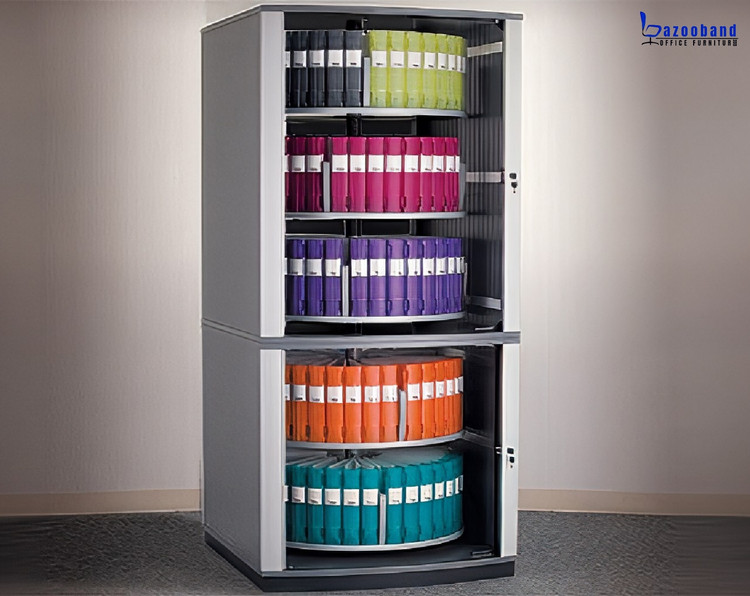 کمد فلزی بایگانی گردان دو درب زونکن خور2