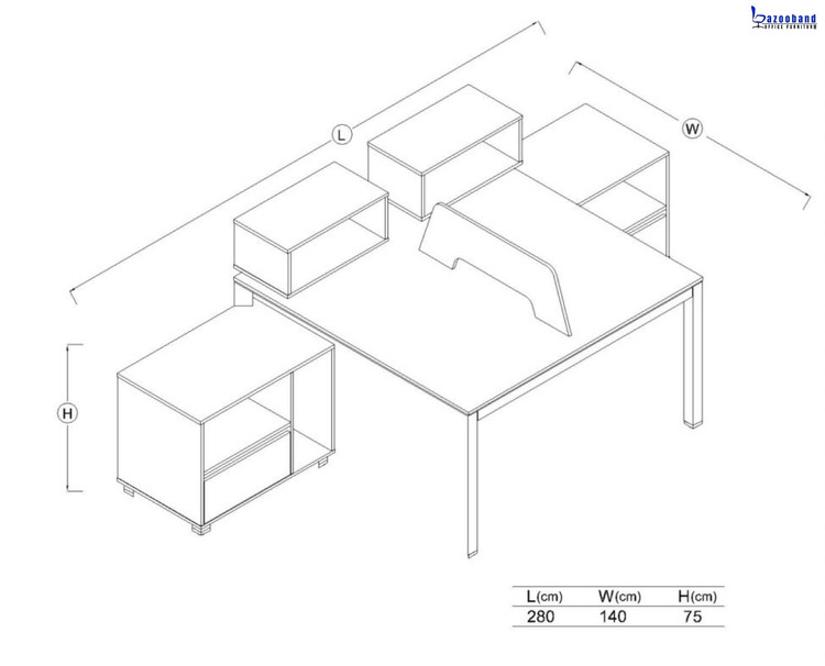 میز کار گروهی کد 026-5