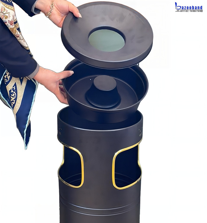 سطل زباله جاسیگاری دار F4 دو چاک2