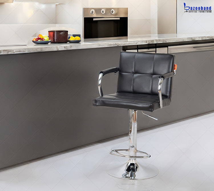 صندلی کانتر مدل کیوب دسته دار با کد E609-4