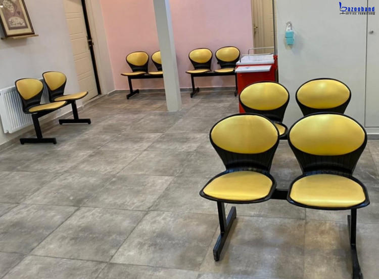صندلی صدفی انتظار به صورت ردیف های دو نفره، سه نفره و چهار نفره3