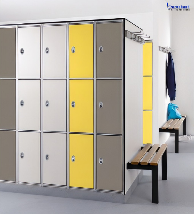 کمد رختکن فلزی ایستاده چند درب3