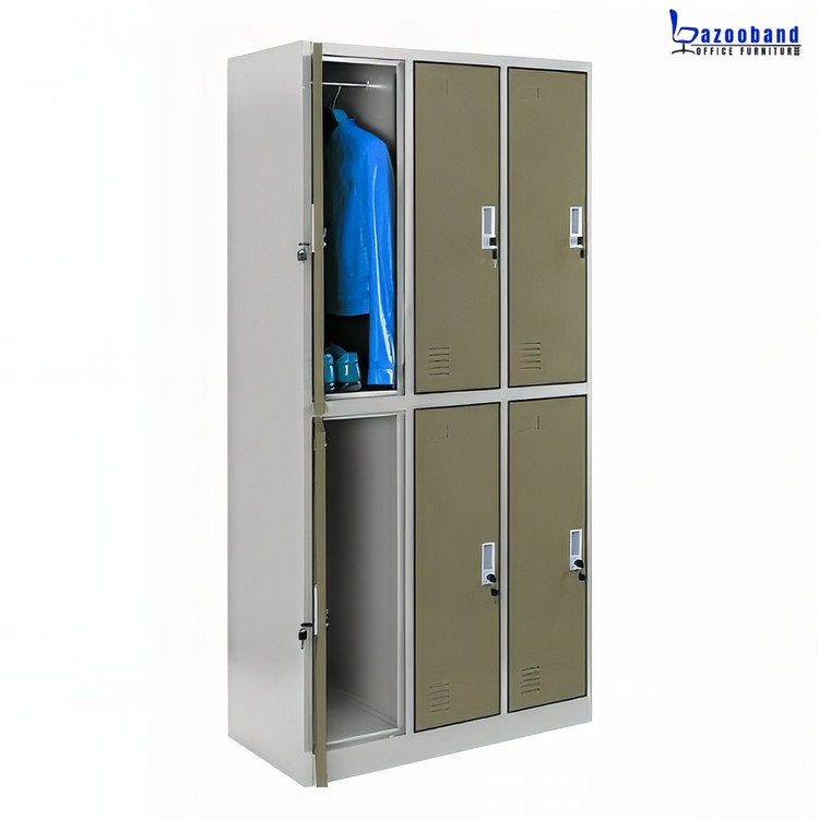 کمد رختکن فلزی ایستاده چند درب4