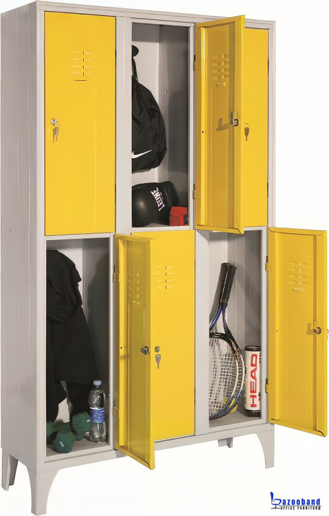 کمد رختکن فلزی ایستاده چند درب6