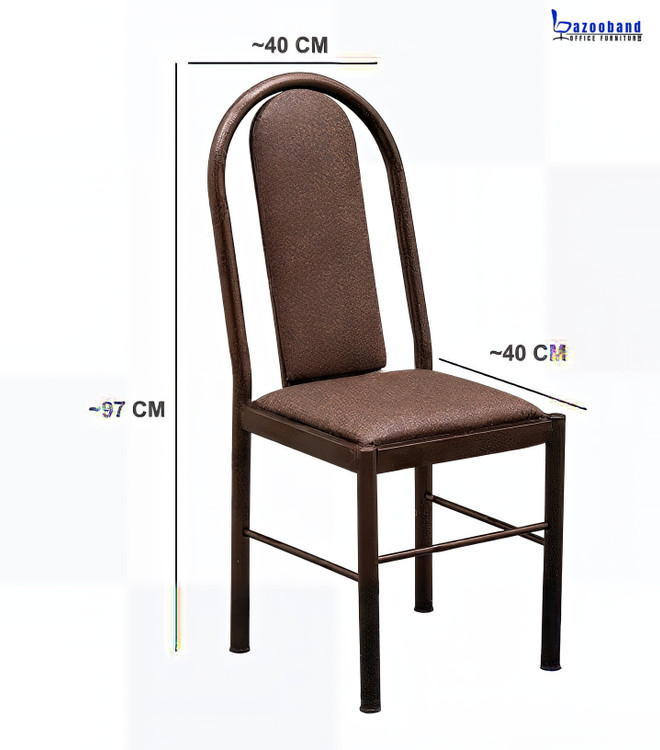 ست میز و صندلی ناهارخوری بادوام ترکیب چرم و فلز