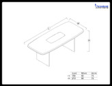 میز کنفرانس بزرگ کد 501
