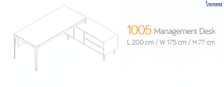 میز مدیریت ام دی اف کد 1005