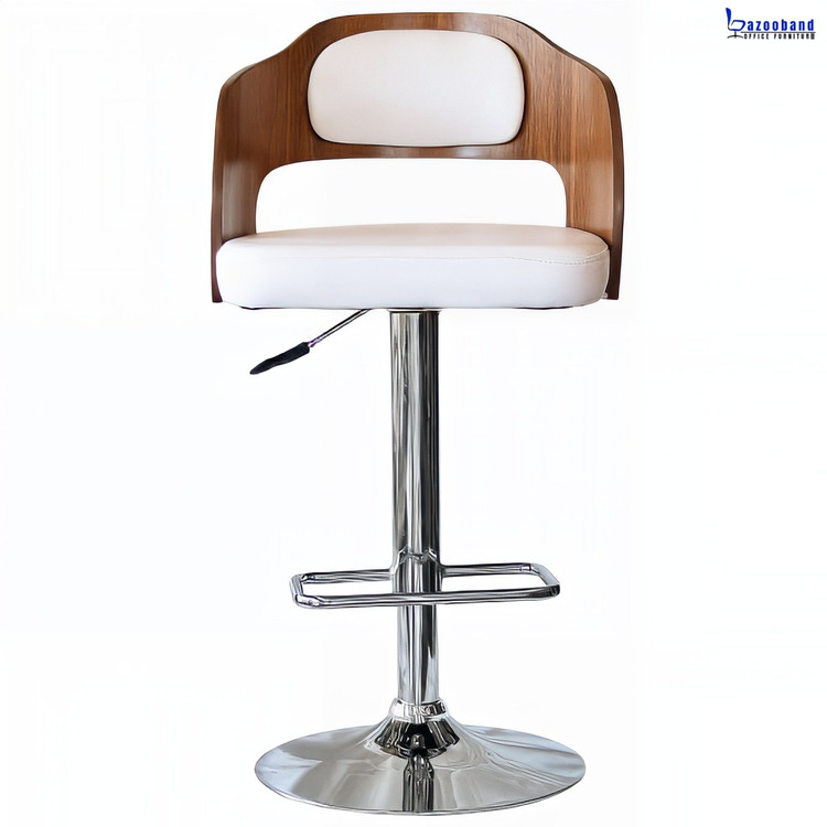 صندلی کانتر چوبی با پایه متنوع کد E807