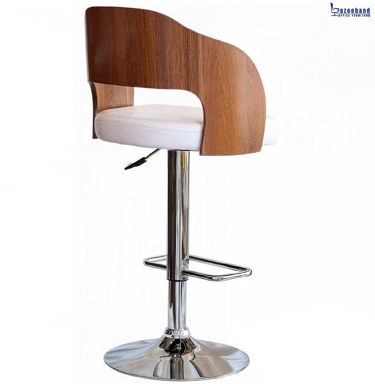 صندلی کانتر چوبی با پایه متنوع کد E807