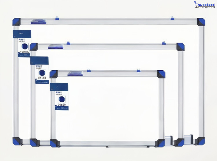 تابلو وایت برد مغناطیسی آموزشی به صورت ثابت و پایه دار متحرک