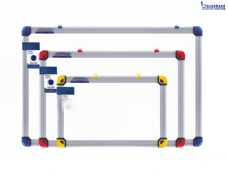 تابلو وایت برد مغناطیسی آموزشی به صورت ثابت و پایه دار متحرک