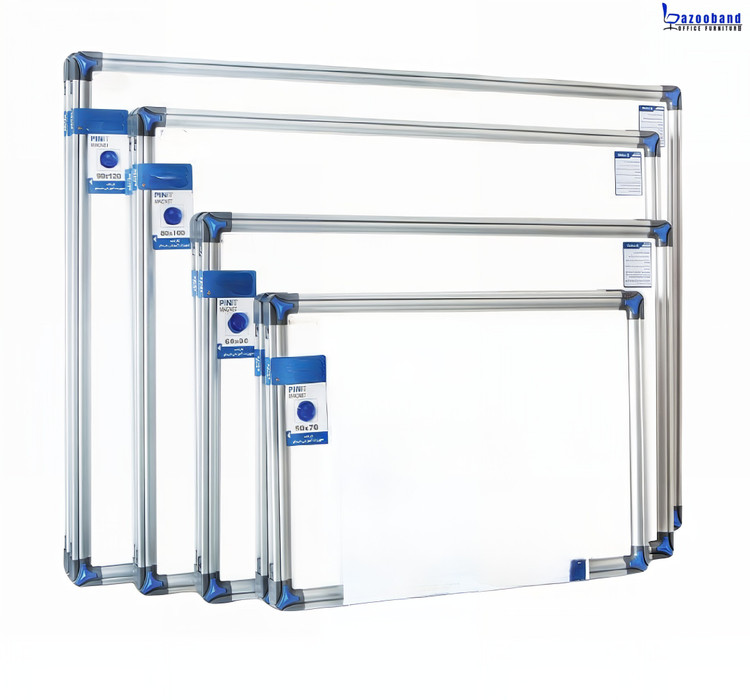 تابلو وایت برد مغناطیسی آموزشی به صورت ثابت و پایه دار متحرک