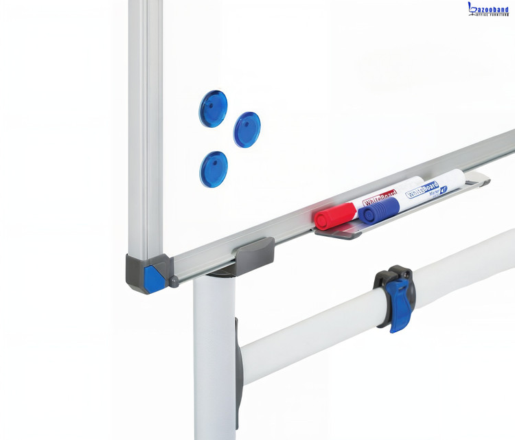 تابلو وایت برد مغناطیسی آموزشی به صورت ثابت و پایه دار متحرک