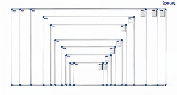 تابلو وایت برد مغناطیسی آموزشی به صورت ثابت و پایه دار متحرک