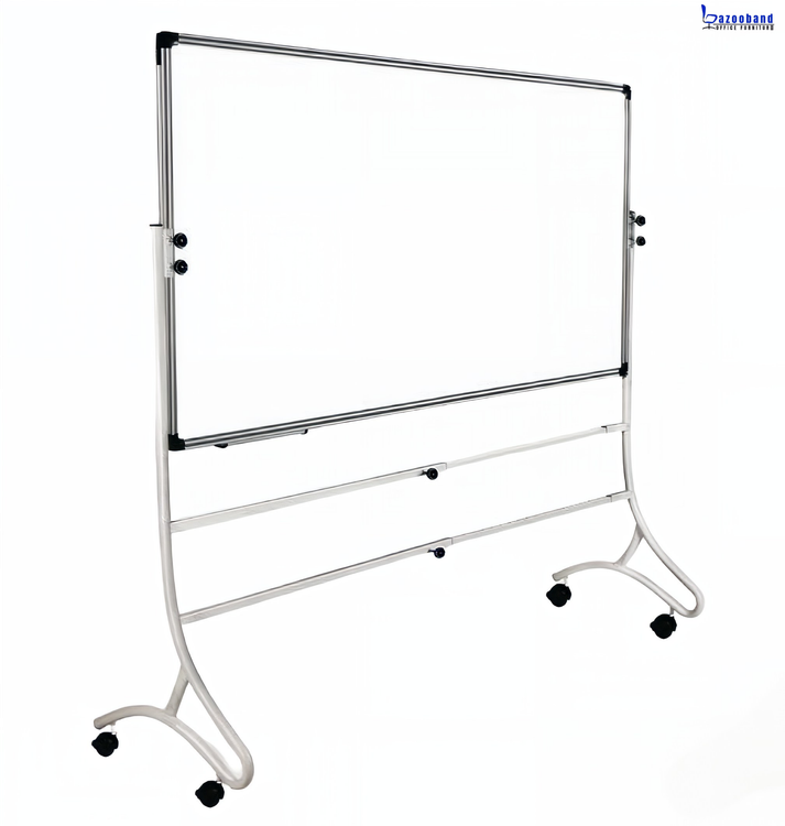 تابلو وایت برد مغناطیسی آموزشی به صورت ثابت و پایه دار متحرک