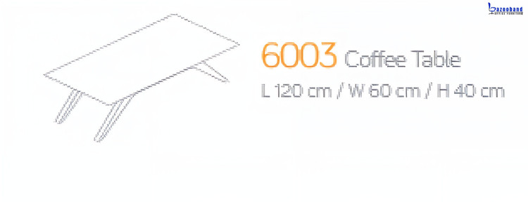 میز جلو مبلی یا کافی تیبل کد 6003