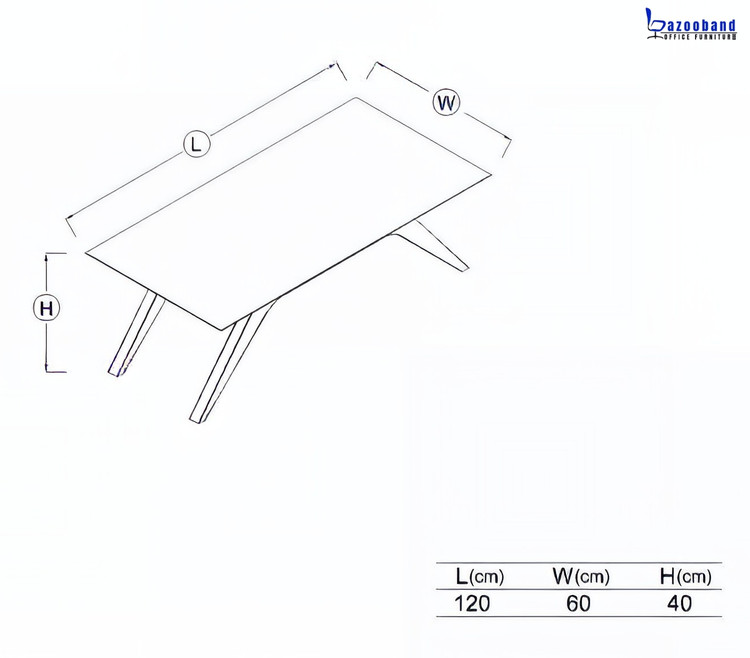 میز جلو مبلی یا کافی تیبل کد 6003