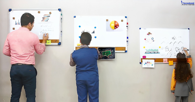 تابلو اعلانات ساده در مدل های دیواری و پایه دار متحرک