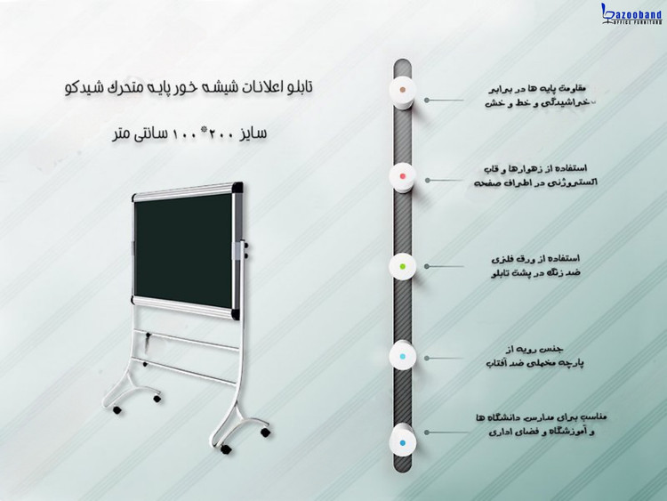 تابلو اعلانات ساده در مدل های دیواری و پایه دار متحرک