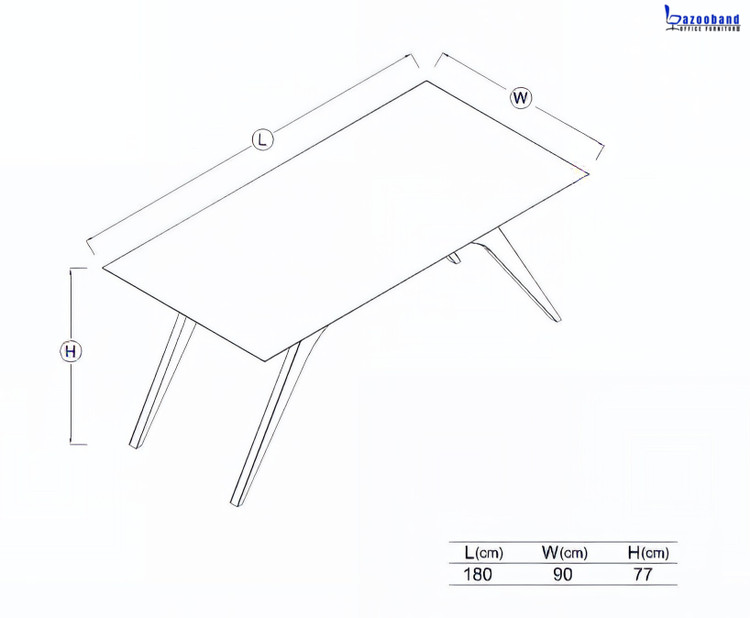 میز کنفرانسی بزرگ کد 5003