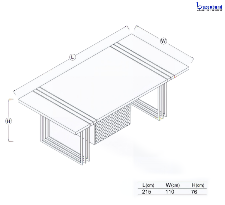 میز کنفرانسی بزرگ کد 5008