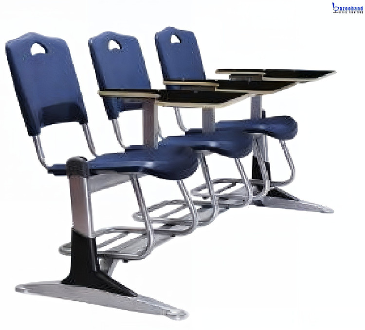 صندلی فایبرگلاس دانشجویی دسته دار و ردیفی