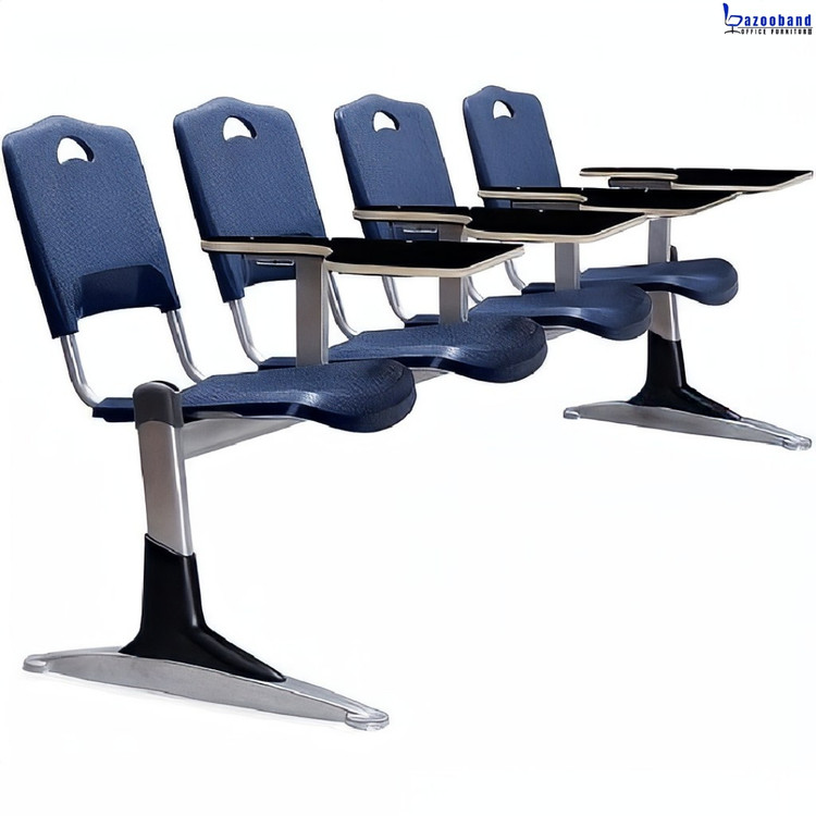 صندلی فایبرگلاس دانشجویی دسته دار و ردیفی