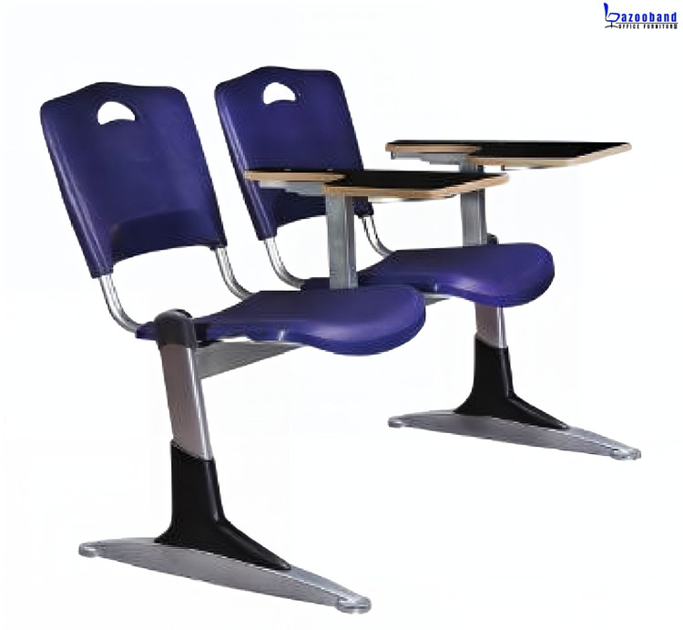 صندلی فایبرگلاس دانشجویی دسته دار و ردیفی
