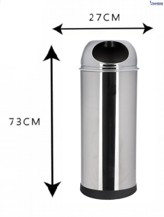 سطل زباله زیرسیگاری دار یا کله قندی با کد L70