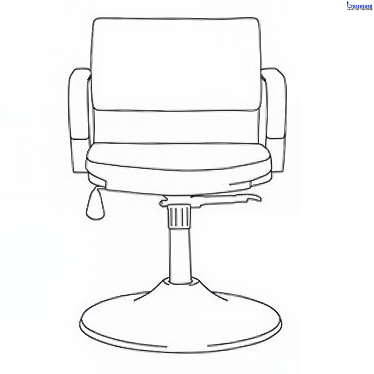 صندلی کانتر جکدار و لمسه کاری مدل هیونا