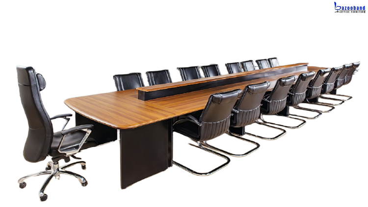 میز کنفرانس تماماً ام دی اف با روکش وکیوم کد 589