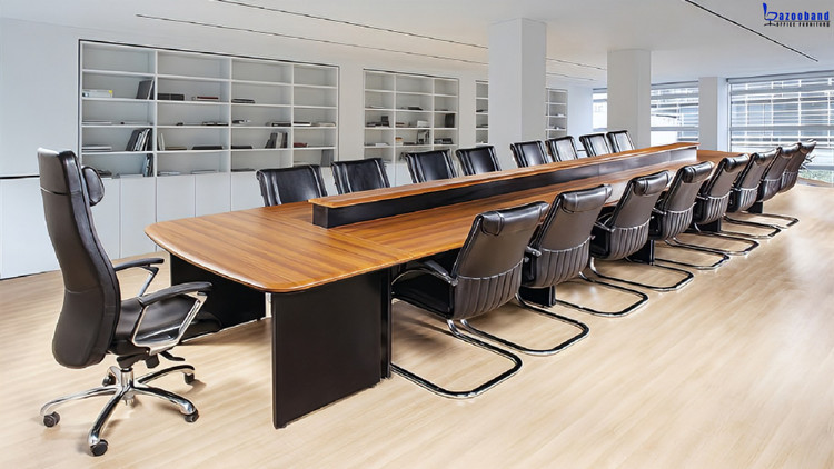 میز کنفرانس تماماً ام دی اف با روکش وکیوم کد 589