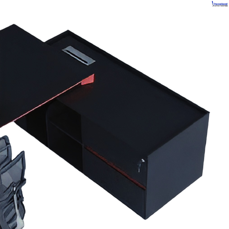 میز مدیریت ام دی اف با فریم آلومینیومی و پایه فلزی کد 129