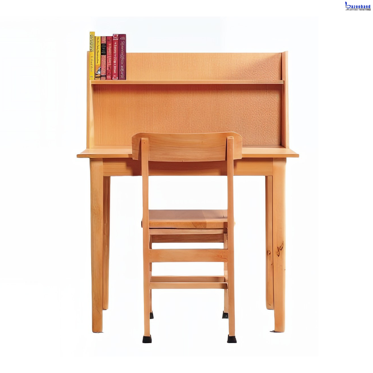 میز مطالعه چوبی طرح نفیس به صورت یک نفره