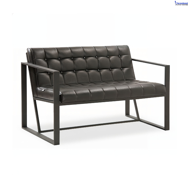 مبل اداری کلاسیک با طراحی چستر و پایه های فلزی