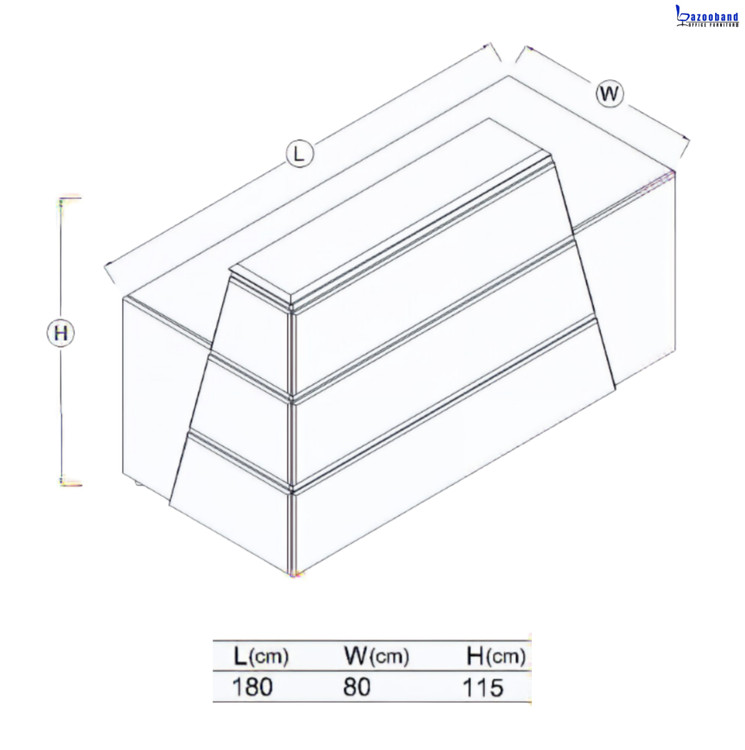 میز کانتر و پیشخوان مدرن کد 901