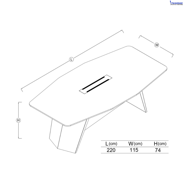 میز کنفرانسی کد 5007