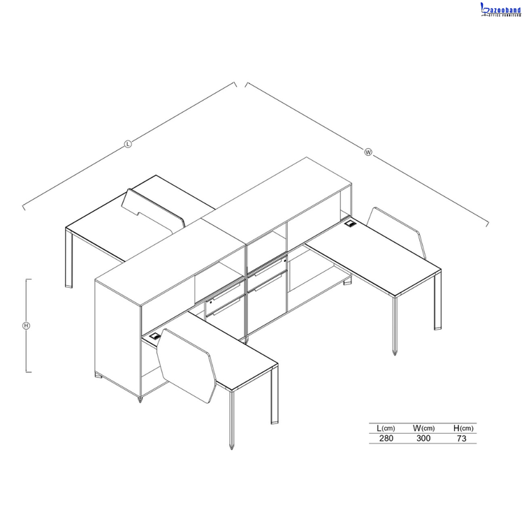 میز کارگروهی کد 048C
