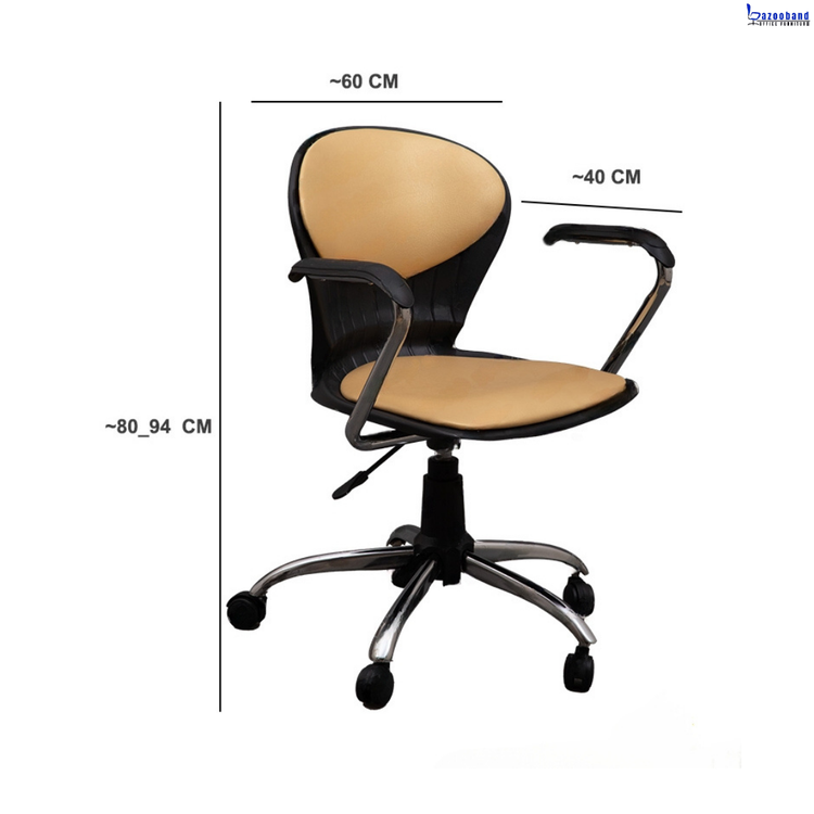 صندلی فایبر گلاس گردان مدل صدفی